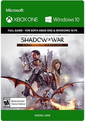 Middleearth Shadow of War Definitive Edition Xbox One  Windows 10 Digital Code