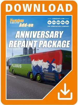 Fernbus Simulator - Anniversary Repaint Package [Online Game Code]