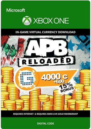 APB Reloaded: 4,600 G1C XBOX One [Digital Code]