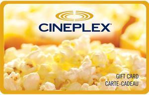 Cineplex 15 Gift Card Email Delivery