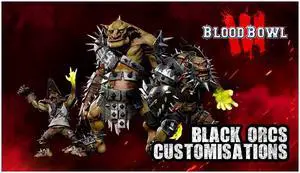 Blood Bowl 3 - Black Orcs Customizations - PC [Steam Online Game Code]