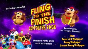 Fling to the Finish - Supporter Pack  [Online Game Code]
