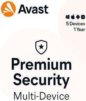 Avast Premium Security 2024, 5 Devices 1 Year - Download