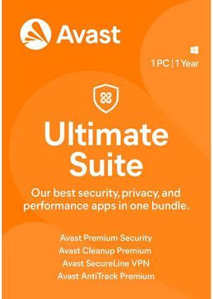 Avast Ultimate (Unlimited VPN + Internet Security + Cleaner) 2024, 1 PC 1 Year - Download