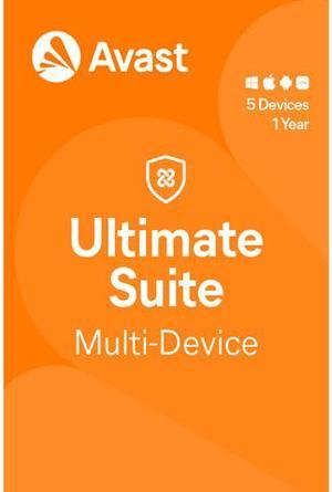 Avast Ultimate (Unlimited VPN + Internet Security + Cleaner) 2024, 5 Devices 1 Year - Download