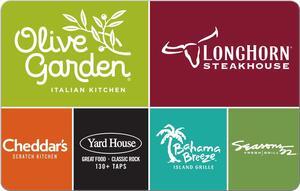 Darden $100 Gift Card (Email Delivery)