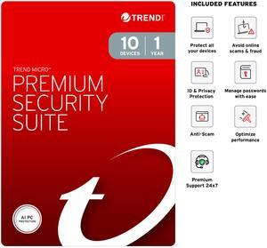 Trend Micro Premium Security Suite 10 Devices / 1 Year - Download Trend Micro Premium Security Suite 10 Devices / 1 Year - Download