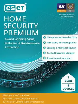 ESET Home Security Premium 2025 - 5 Device / 1 Year - Download