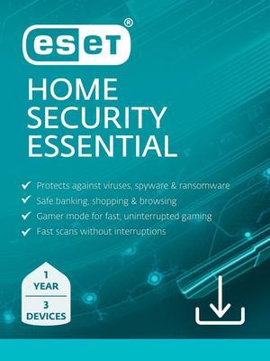 ESET Home Security Essential 2025 - 3 Devices/ 1 Year Download