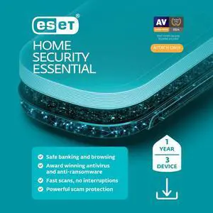 ESET Home Security Essential 2026 - 3 Devices/ 1 Year Download