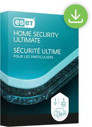 ESET Home Security Ultimate - 5 Device, 1 Year [Digital Code]