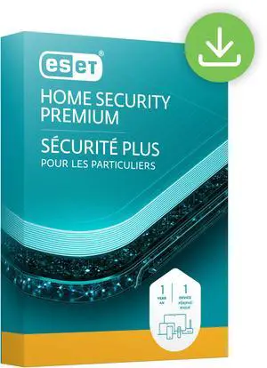 ESET Home Security Premium - 1 Device, 1 Year [Digital Code] ATTACH SKU