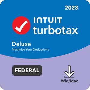 Intuit TurboTax Deluxe Federal 2023 PC/MAC Download