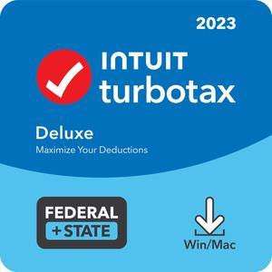 Intuit TurboTax Deluxe Federal & State 2023 PC/MAC Download