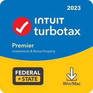 Intuit TurboTax Premier with State 2023 PC/MAC Download