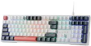 Redragon K668 RGB Gaming Keyboard, 108 Keys Wired Mechanical Keyboard w/Extra 4 Hotkeys, Sound Absorbing Foams, Upgraded Hot-swappable Socket, Mixed Color Keycaps x 2 Sets, Red Switch Redragon K668 RGB Gaming Keyboard, 108 Keys Wired Mechanical Keyboard w/Extra 4 Hotkeys, Sound Absorbing Foams, Upgraded Hot-swappable Socket, Mixed Color Keycaps x 2 Sets, Red Switch
