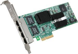 Intel E1G44ET 10/100/1000Mbps PCI-Express Gigabit Ethernet Quad Port Server Adapter