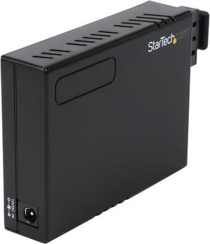 StarTech.com MCM110SC2P 10/100 Multi Mode Fiber to Ethernet Media Converter SC 2km with PoE