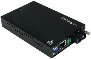 StarTech ET90110SC2 10/100 Mbps Multi Mode Fiber Media Converter with SC 2 km