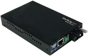 StarTech ET91000SM402 1000 Mbps Gigabit Ethernet Single Mode Fiber Media Converter with SC 40 km