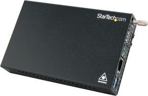 StarTech.com ET91000SFP2 Gigabit Ethernet Fiber Media Converter with Open SFP Slot