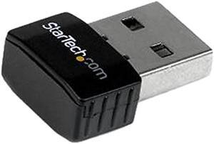 StarTech USB300WN2X2C USB 2.0 300 Mbps Mini Wireless-N Network Adapter - 802.11n 2T2R WiFi Adapter