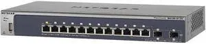 NETGEAR ProSAFE 12-Port Gigabit Managed Switch Layer 2+ With Static L3 Routing (GSM5212)