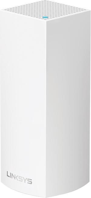 Linksys Velop Tri-band Whole Home Wi-Fi Mesh Node, 1-Pack Starter / Add-On Unit (Coverage Up to 2000 sq. ft.), Works with Amazon Alexa
