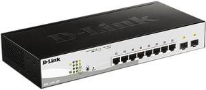 D-Link 10-Port Web Smart Gigabit PoE Ethernet Switch - Lifetime Warranty (DGS-1210-10P)