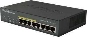 D-Link DGS-1008P Switches  4 to 10 Ports 8-port Gigabit Ethernet POE Switch