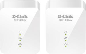 D-Link PowerLine DHP-601AV AV2 AV1000 Gigabit Starter Kit, up to 1000 Mbps
