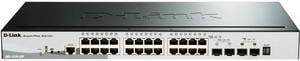 D-Link DGS-1510-28P 28-Port Gigabit Stackable SmartPro PoE Switch including 2 SFP and 2 10GbE SFP+ ports