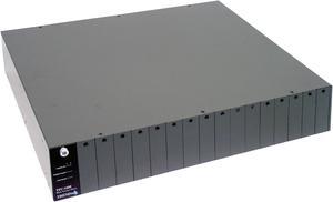 TRENDnet 16-Bay Fiber Converter Chassis System, Hot Swappable, Housing for up to 16 TFC Series Media Converters, Fast Ethernet RJ45, RS-232, SNMP Management Module, TFC-1600