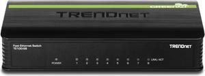 TRENDnet 8-Port Unmanaged 10/100 Mbps GREENnet Ethernet Desktop Switch, TE100-S8, 8 x 10/100 Mbps Ethernet Ports, 1.6 Gbps Switching Capacity, Plastic Housing, Network Ethernet Switch, Plug & Play