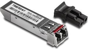 TRENDnet SFP to RJ45 10GBASE-ER SFP+ Single Mode LC Module, TEG-10GBS40, Up to 40 km (24.9 Miles), Hot Pluggable SFP+ Transceiver, 1550nm Wavelength, 3.3 V Power Supply, Lifetime Protection