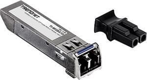 TRENDnet SFP to RJ45 Industrial Single-Mode LC Module (10km) 1000Base-LX Industrial SFP, Compliant with IEEE 802.3z Gigabit Ethernet, Data Rates of up to 1.25Gbps, Lifetime Protection, TI-MGBS10