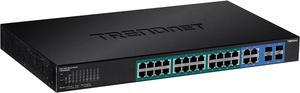 TRENDnet TPE-5028WS 28-Port Gigabit Web Smart PoE+ Switch (370W)