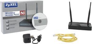 ZyXEL 300 Mbps Wireless N Access Point with Ethernet Client, Universal Repeater and Range Extender (WAP3205v2)