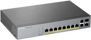 ZyXEL GS1350 Series GS1350-12HP-GB0101F Smart Managed 8-port GbE Smart Managed PoE Switch with GbE Uplink