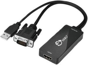 SIIG Portable VGA & USB Audio to HDMI Converter