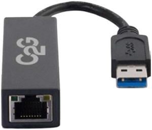 C2G 39700 USB 3.0 to Gigabit Ethernet Network Adapter, Black