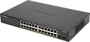 NETGEAR 26-Port PoE Gigabit Ethernet Smart Switch with PoE+ (190W) (GS324TP) NETGEAR 26-Port PoE Gigabit Ethernet Smart Switch with PoE+ (190W) (GS324TP)