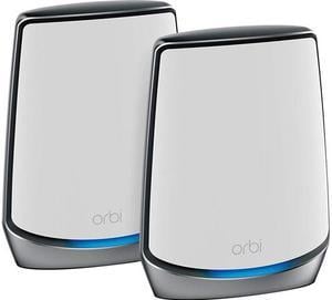 NETGEAR Orbi Whole Home Tri-Band Mesh WiFi 6 System (RBK852) – Router with 1 Satellite Extender | Coverage Up to 5, 000 Sq. ft. and 60+ Devices | Tri-Band AX6000 WiFi (Up to 6Gbps)