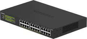 Netgear GS324 24-Port Gigabit Ethernet Unmanaged PoE+ Essentials Switch with 16-Ports PoE+ (190W), GS324-200NAS