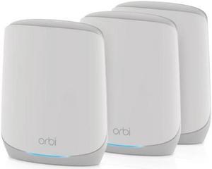 NETGEAR Orbi 750 Series Tri-Band WiFi 6 Mesh System, 5.2Gbps, Router + 2 Satellites | RBK753P