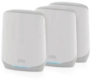 Netgear Orbi 750 Series Tri-Band WiFi 6 Mesh System, 5.2Gbps, 3-Pack Including 1 Router + 2 Satellite, RBK753P-100NAS