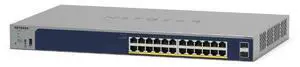 Netgear GS724TPP 24-Port Gigabit Ethernet PoE+ Smart Switch w/ Optional Remote/Cloud Management and 2 SFP Ports (380W), GS724TPP-300NAS