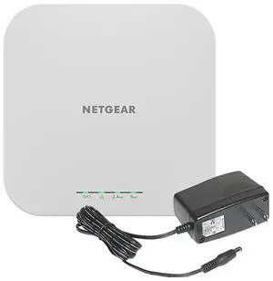 Netgear AX1800 Dual-Band WiFi 6 Access Point with Gigabit PoE with Power Adapter, WAX210PA-100NAS