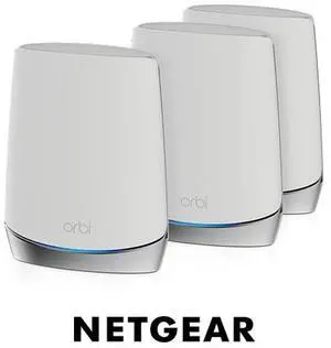 Netgear NETGEAR® Orbi™ Tri-band WiFi 6 Mesh System Whole Home Wifi White