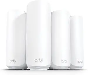Netgear Orbi 370 Series Dual-Band WiFi 7 Mesh, RBE374-100NAS, 4-Pack